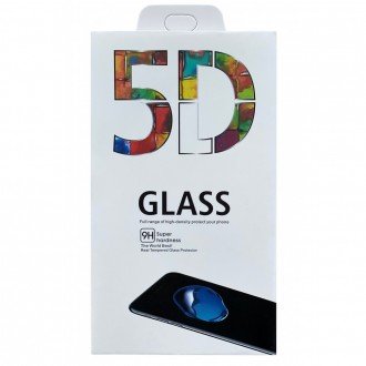 LCD apsauginis stikliukas 5D Full Glue Xiaomi Poco F3 GT lenktas juodais krašteliais