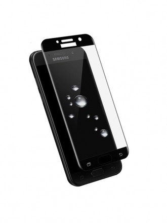 Lenktas juodas grūdintas stiklas 5D Full Glue Samsung Galaxy G935 S7 Edge telefonui