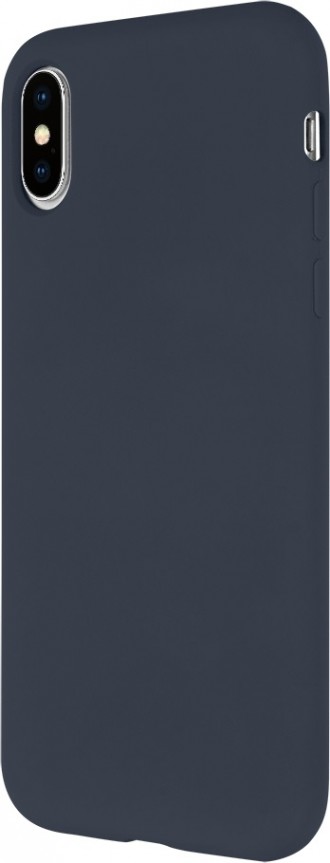 Tamsiai mėlynas dėklas "Mercury Silicone Case" telefonui iPhone 14 Plus