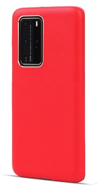 Raudonos spalvos dėklas X-Level Dynamic Huawei P40 telefonui