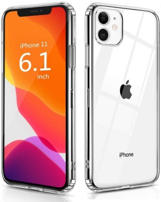 Skaidrus silikoninis dėklas X-Level "Antislip" telefonui Apple iPhone 11 