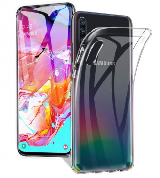 Skaidrus dėklas X-Level "Antislip" telefonui Samsung Galaxy A70 (A705) 