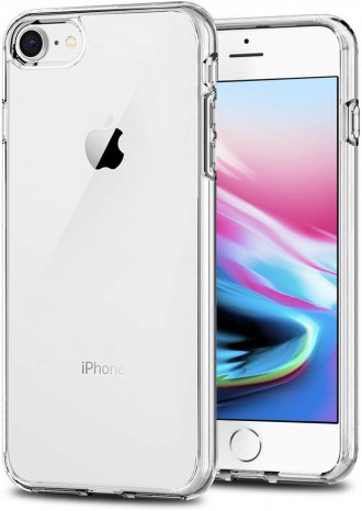 Skaidrus silikoninis dėklas "High Clear" 1,0mm telefonui Apple iPhone 7 / 8 / SE 2020 / SE 2022