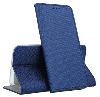 Mėlynos spalvos atverčiamas dėklas "Smart Magnet" telefonui Samsung A32 5G A326
