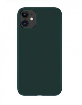 Tamsiai žalios spalvos dėklas X-Level "Dynamic" telefonui Apple iPhone 12 / 12 Pro 