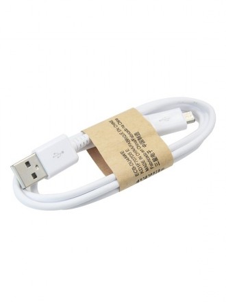 USB kabelis microUSB baltas HQ, 1.0m