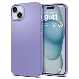 Alyvinės spalvos dėklas "Spigen Thin Fit" telefonui iPhone 15 