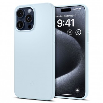 Šviesiai mėlynas dėklas "Spigen Thin Fit" telefonui iPhone 15 Pro