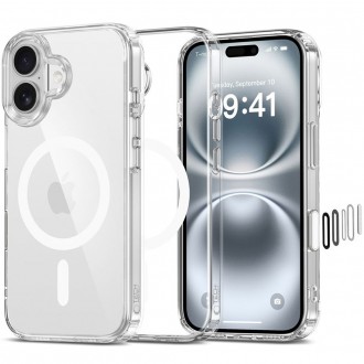 Skaidrus dėklas "Tech-Protect Flexair Hybrid CC Magsafe" telefonui Apple iPhone 16  