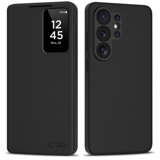 Juodas atverčiamas dėklas "Tech-Protect Smart Wallet" telefonui Samsung Galaxy S26 ULTRA
