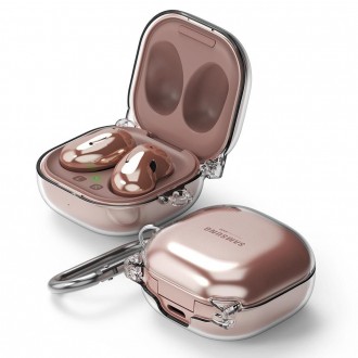 Skaidrus dėklas ausinėms Samsung Galaxy Buds Live "Ringke Hinge"
