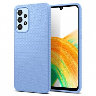 Melsvas originalios tekstūros dėklas "Spigen Liquid Air" telefonui Galaxy A33 5G