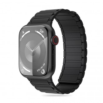 Juoda apyrankė "Tech-Protect Iconband Magnetic" laikrodžiui Apple Watch 4 / 5 / 6 / 7 / 8 / 9 / SE / ULTRA 1 / 2 (42 / 44 / 45 / 49 MM) 