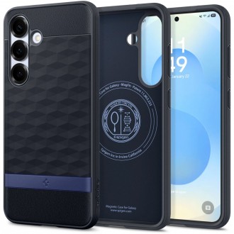 Bordo spalvos 3D dizaino dėklas "Spigen Parallax Mag Magsafe" telefonui Samsung Galaxy S25 Plus
