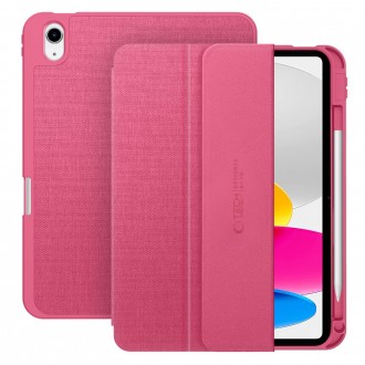 Rožinis atverčiamas dėklas "Tech-Protect SC Pen Canvas" planšetei Apple iPad 10.9” 10 / 2022 / 11” 11 / 2025
