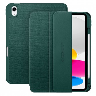 Žalias atverčiamas dėklas "Tech-Protect SC Pen Canvas" planšetei Apple iPad 10.9” 10 / 2022 / 11” 11 / 2025
