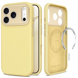 Geltonas dėklas Tech-Protect Uniq Magsafe CC telefonui Apple Iphone 17 PRO / 18 PRO
