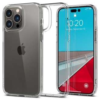 Itin tvirtas skaidrus dėklas "Spigen Ultra Hybrid Crystal Clear" telefonui iPhone 14 Pro Max