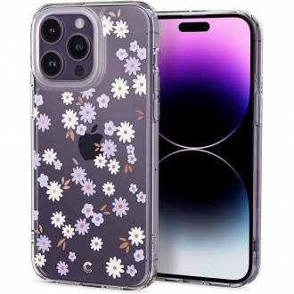 Skaidrus/gėlėtas dėklas "Spigen Cyrill Cecile Mag magsafe" telefonui iPhone 14 Pro