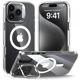 Skaidrus dėklas/stovas "Tech-Protect Magstand Magsafe" telefonui Apple iPhone 16 Pro Max