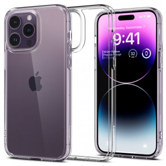 Itin tvirtas skaidrus dėklas "Spigen Ultra Hybrid Crystal Clear" telefonui iPhone 14 Pro