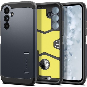 Metalo spalvos dviejų sluoksniu dėklas/stovas "Spigen Tough Armor" telefonui Galaxy A54 5G