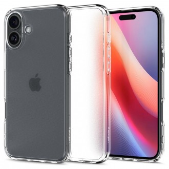 Itin tvirtas pusiau skaidrus dėklas "Spigen Ultra Hybrid" telefonui Apple iPhone 16 