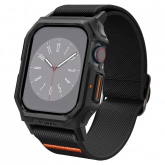 Juodas dėklas/apyrankė "Spigen Lite Fit ”Pro” laikrodžiui  Apple Watch 10 (42 MM)