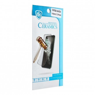 LCD apsauginis stikliukas juodais kraštais Full Glue ''Ceramic Glass'' telefonui Samsung G780 S20 FE 