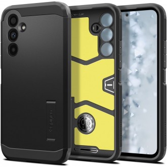 Juodas dviejų sluoksniu dėklas/stovas "Spigen Tough Armor" telefonui Samsung Galaxy A54 5G