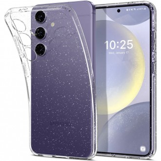Skaidrus dėklas su blizgučiais "Spigen Liquid Crystal Glitter" telefonui Samsung Galaxy S24 