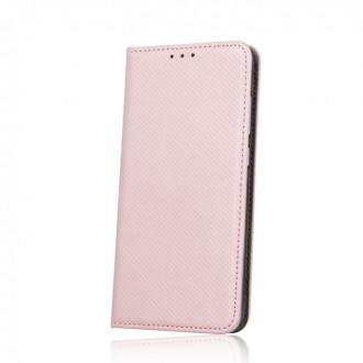 Rožinės/auksinės spalvos atverčiamas dėklas "Smart Magnet" telefonui Samsung A52 / A52 5G 