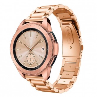 Aukso spalvos apyrankė Tech-Protect "Stainless" laikrodžiui Samsung Galaxy Watch 42MM 