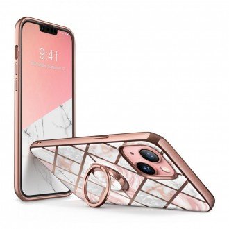 Marbel rožinis dėklas su laikikliu "Supcase Iblsn Cosmo Snap" telefonui iPhone 13