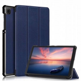 Mėlynas atverčiamas dėklas Tech-Protect "Smartcase" planšetei Samsung Galaxy TAB A7 LITE 8.7 T220 / T225