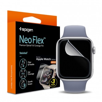 Apsauginės ekrano plėvelės Apple Watch 4 / 5 / 6 / SE (44 MM) "Spigen Neo Flex HD" 