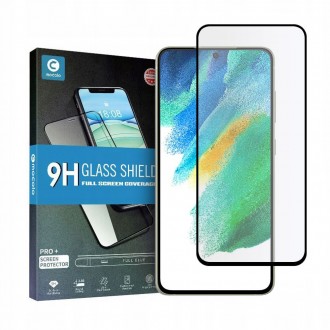 Apsauginis grūdintas stiklas juodais kraštais MOCOLO TG+FULL GLUE  telefonui Samsung S21 FE