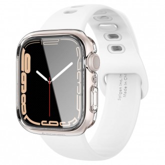 Tvirtas permatomas dėklas "SPIGEN ULTRA HYBRID" Apple Watch 7 (40mm)