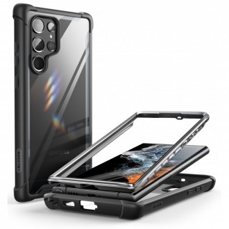 Dvipusis juodas apsauginis dėklas "Supcase Iblsn Ares" Samsung Galaxy S22 Ultra