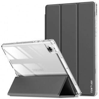 Pilkas atverčiamas dėklas Galaxy Tab A8 10.5 X200 / X205 "INFILAND RUGGED CRYSTAL"