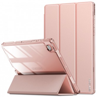 Rožinis atverčiamas dėklas Galaxy Tab A8 10.5 X200 / X205 "INFILAND RUGGED CRYSTAL"
