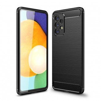 Juodas dėklas "TECH-PROTECT TPUCARBON" telefonui Samsung Galaxy A53 5G
