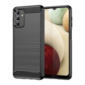 Juodas dėklas "TECH-PROTECT TPUCARBON" telefonui Galaxy A13 4G / LTE