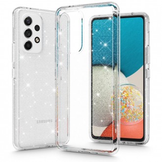 Skaidrus dėklas su blizgučiais "Tech-Protect Glitter" telefonui Galaxy A33 5G