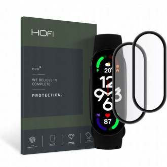 Apsauginis stikliukas "Hofi Glass Pro+ 2 Pack" laikrodžiui Xiaomi Mi Smart Band 7