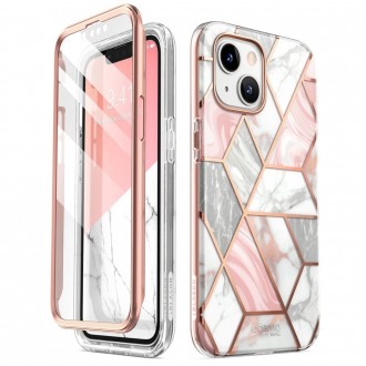 Marmuro atvaizdo dviejų dalių dėklas "Supcase Cosmo Marble" telefonui iPhone 14 Plus