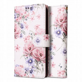 Gėlėtas atverčiamas dėklas "Tech-Protect Wallet Blossom Flower" telefonui Galaxy A23 5G