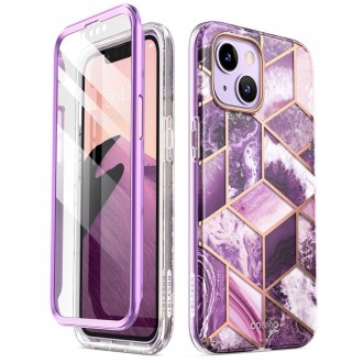 Marmuro atvaizdo dviejų dalių dėklas "Supcase Cosmo Marble" telefonui iPhone 14 Plus