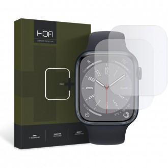 Apsauginė plėvelė Hofi "Hydroflex Pro+ 2-Pack" ( 2vnt.) laikrodžiui Apple Watch 4 / 5 / 6 / 7 / 8 / 9 / SE (44 / 45 MM)
