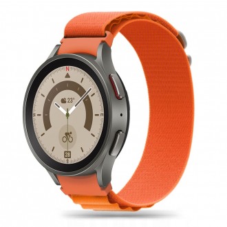 Oranžinės spalvos apyrankė "Tech-Protect Nylon Pro" laikrodžiui Galaxy Watch  4 / 5 / 5 PRO / 6 / 7 / FE